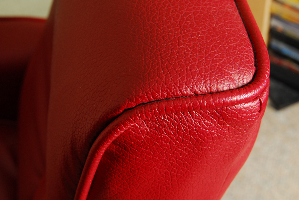 Contemporary Lounge Chair with Ottoman by American Signature