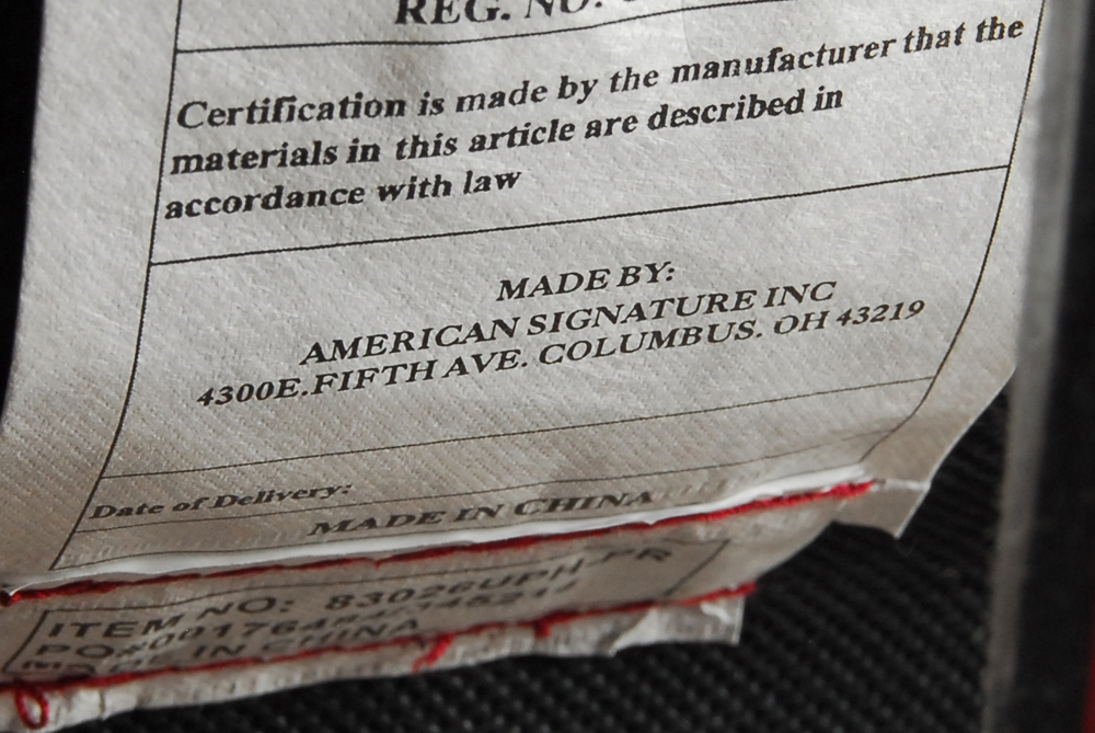 Contemporary Lounge Chair with Ottoman by American Signature