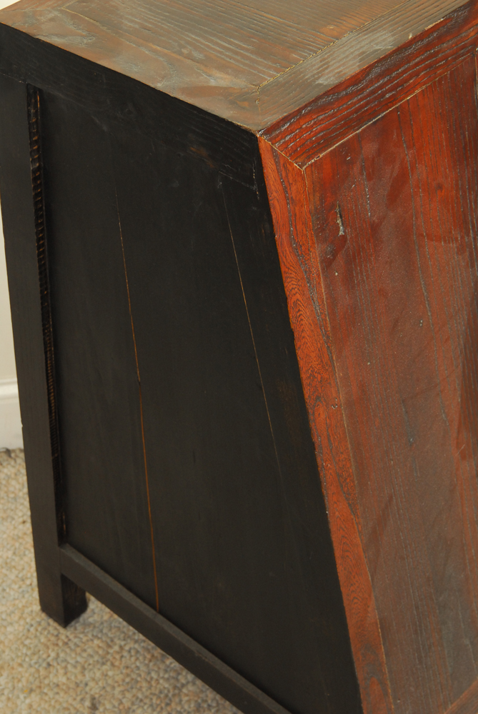 Asian Mahogany Finished Chest of Drawers