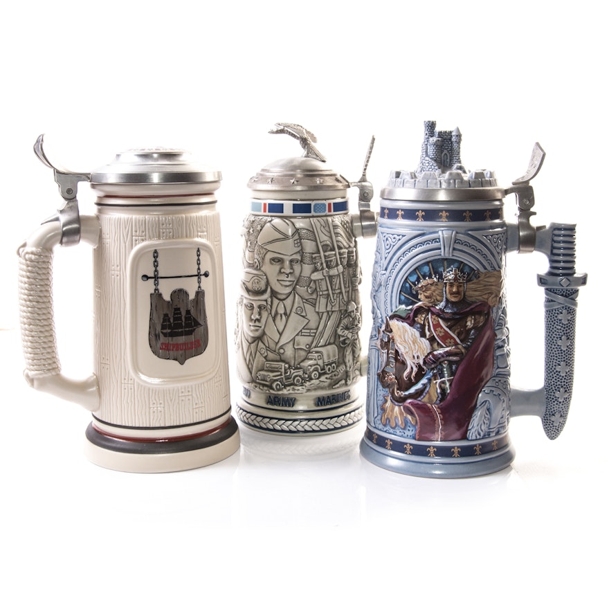 Avon Collectible Beer Steins