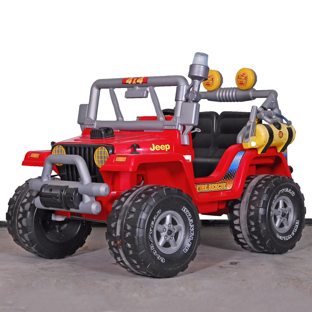 Power wheel fire engine top