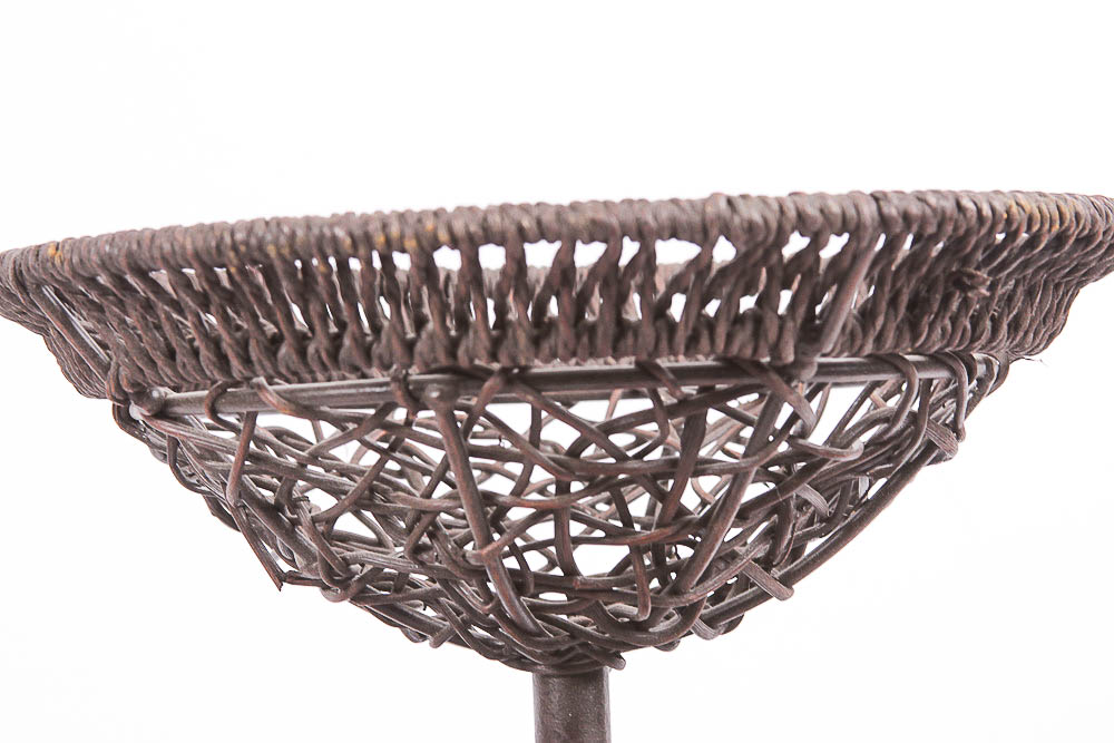 Wicker and Metal Home Decor