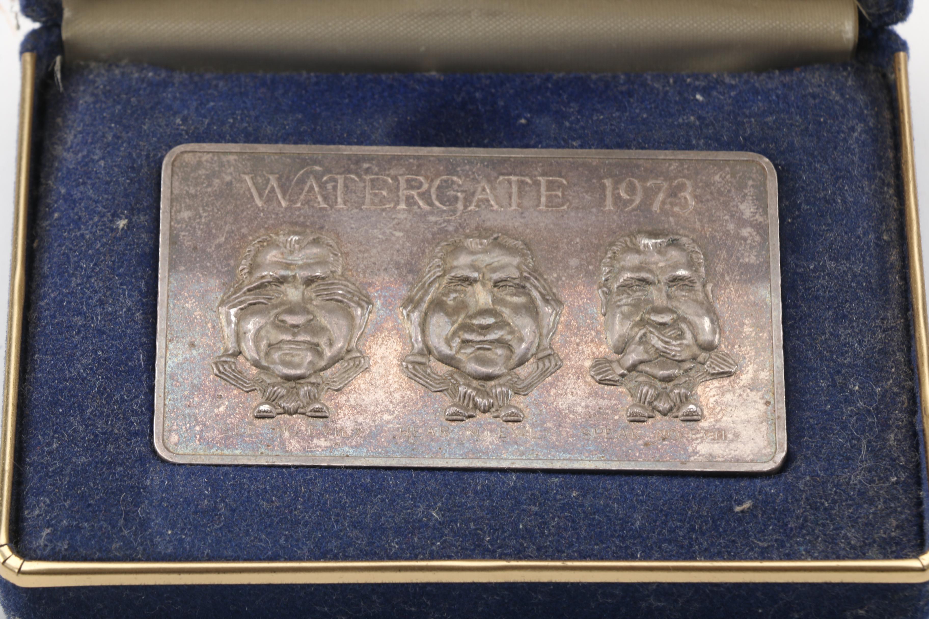 Silver Creations, Ltd. Limited Edition "Watergate 1973" Pure Silver Ingot