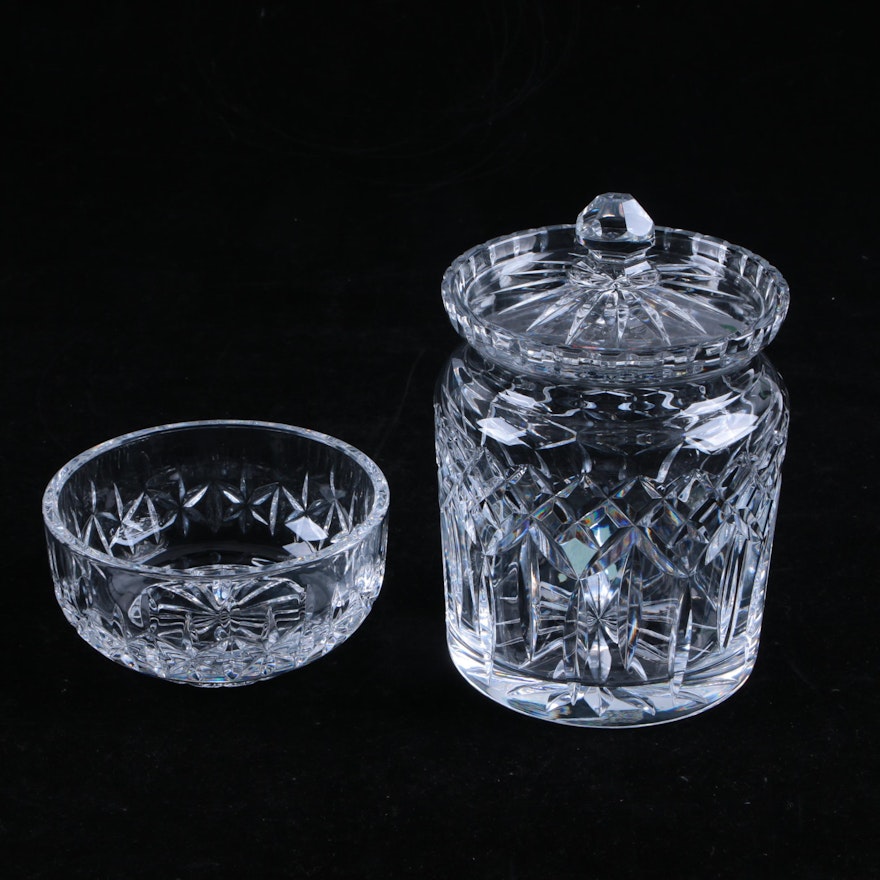 Waterford Crystal Dish and Jar
