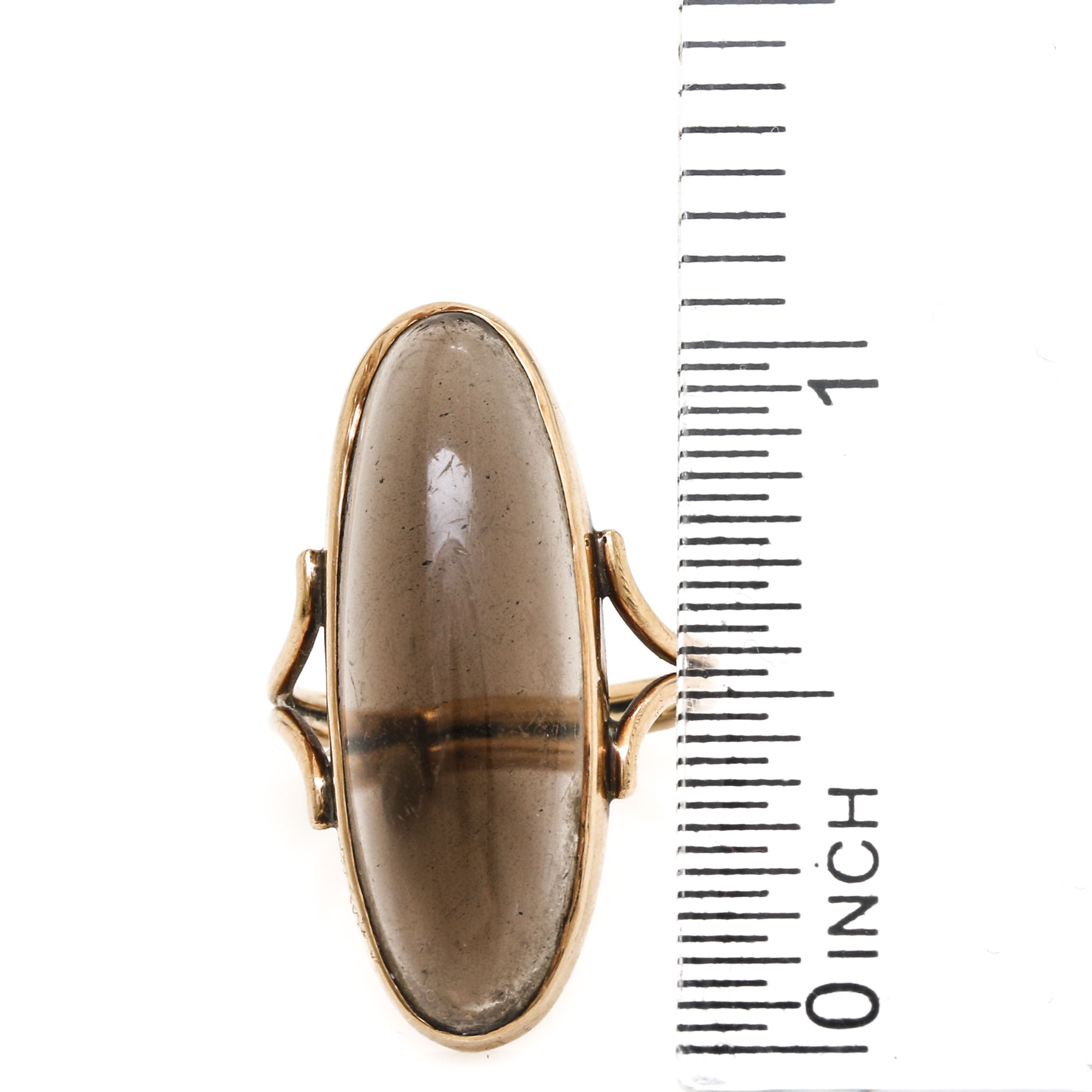 14K Yellow Gold Fluorite Ring