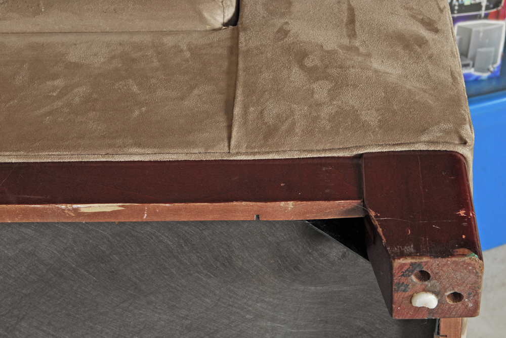 Micro-suede Sectional with Ottoman