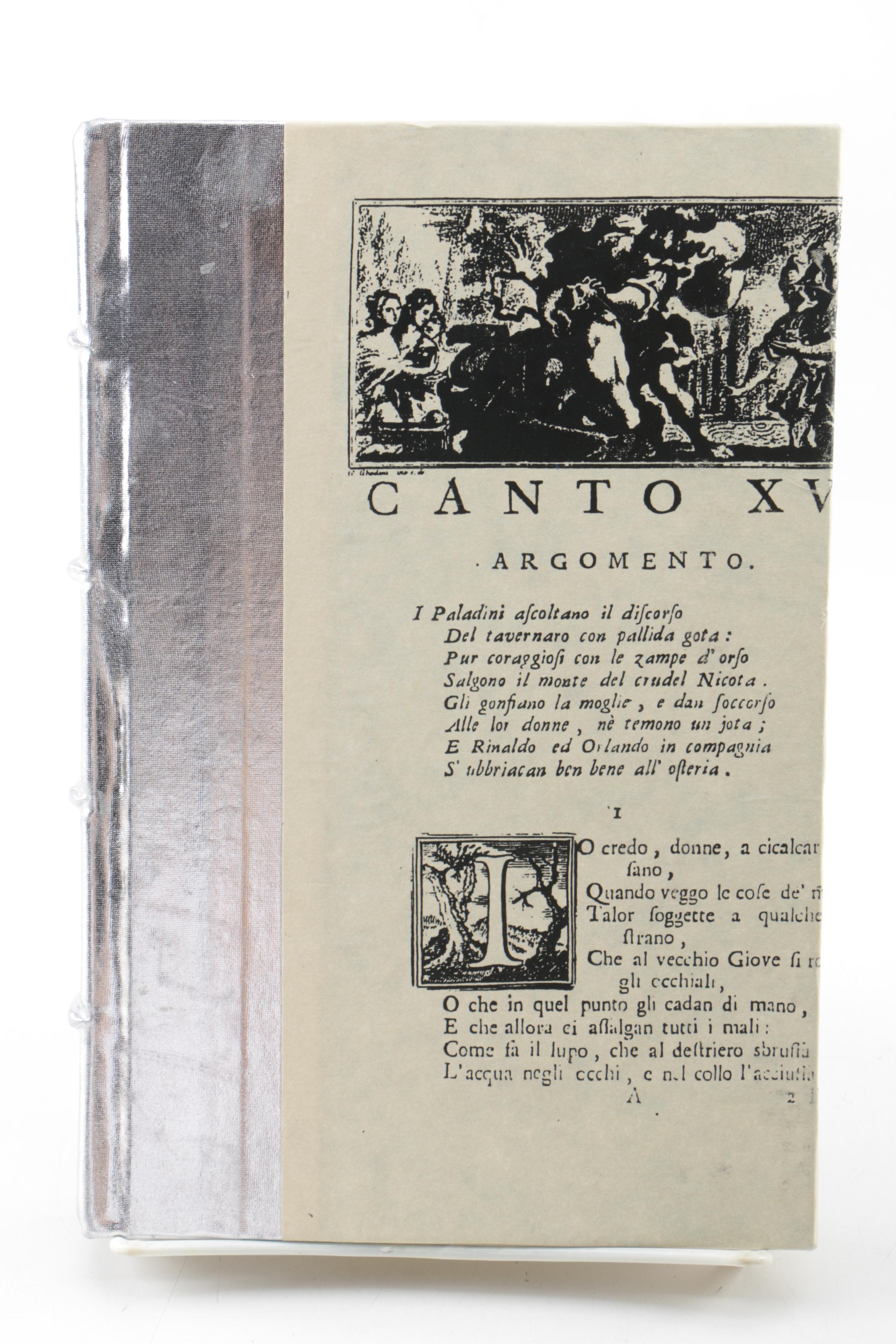 Collection of Hardcover Books featuing Custom Metallic Binding