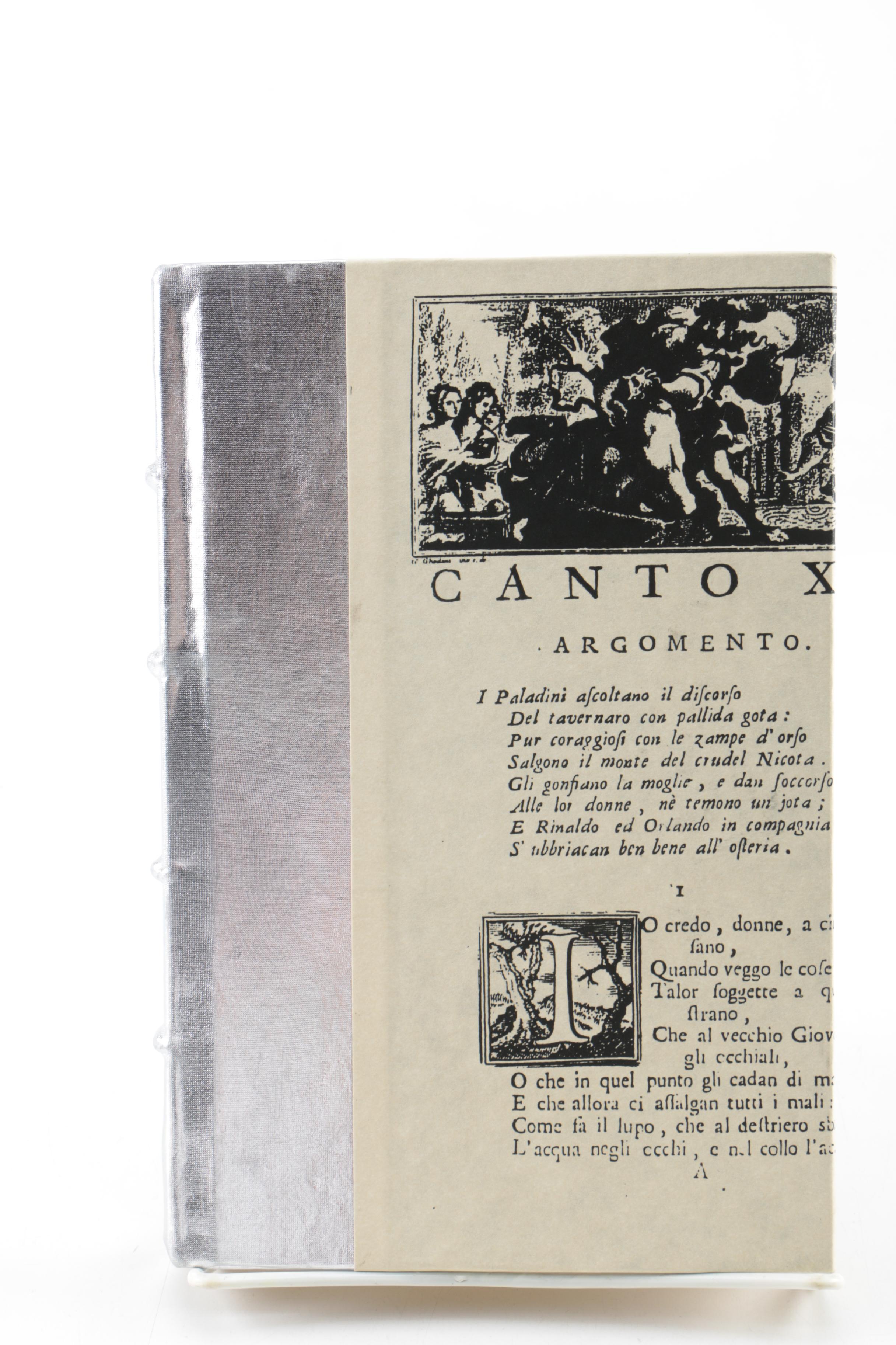 Collection of Hardcover Books featuing Custom Metallic Binding