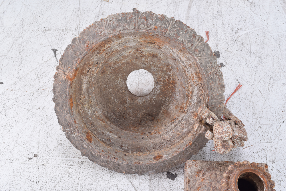 Antique Cast Iron Urn