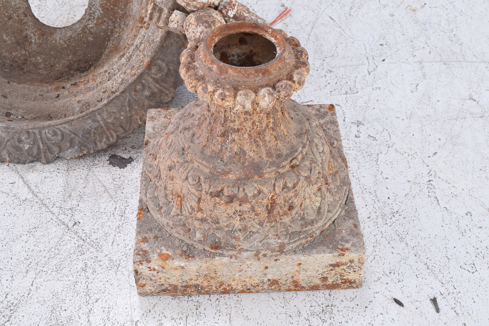 Antique Cast Iron Urn