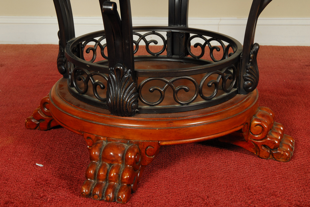Claw Foot Round Dining Table
