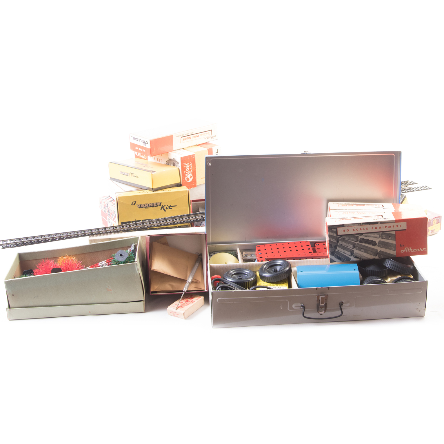 Vintage Erector Set and Train Set