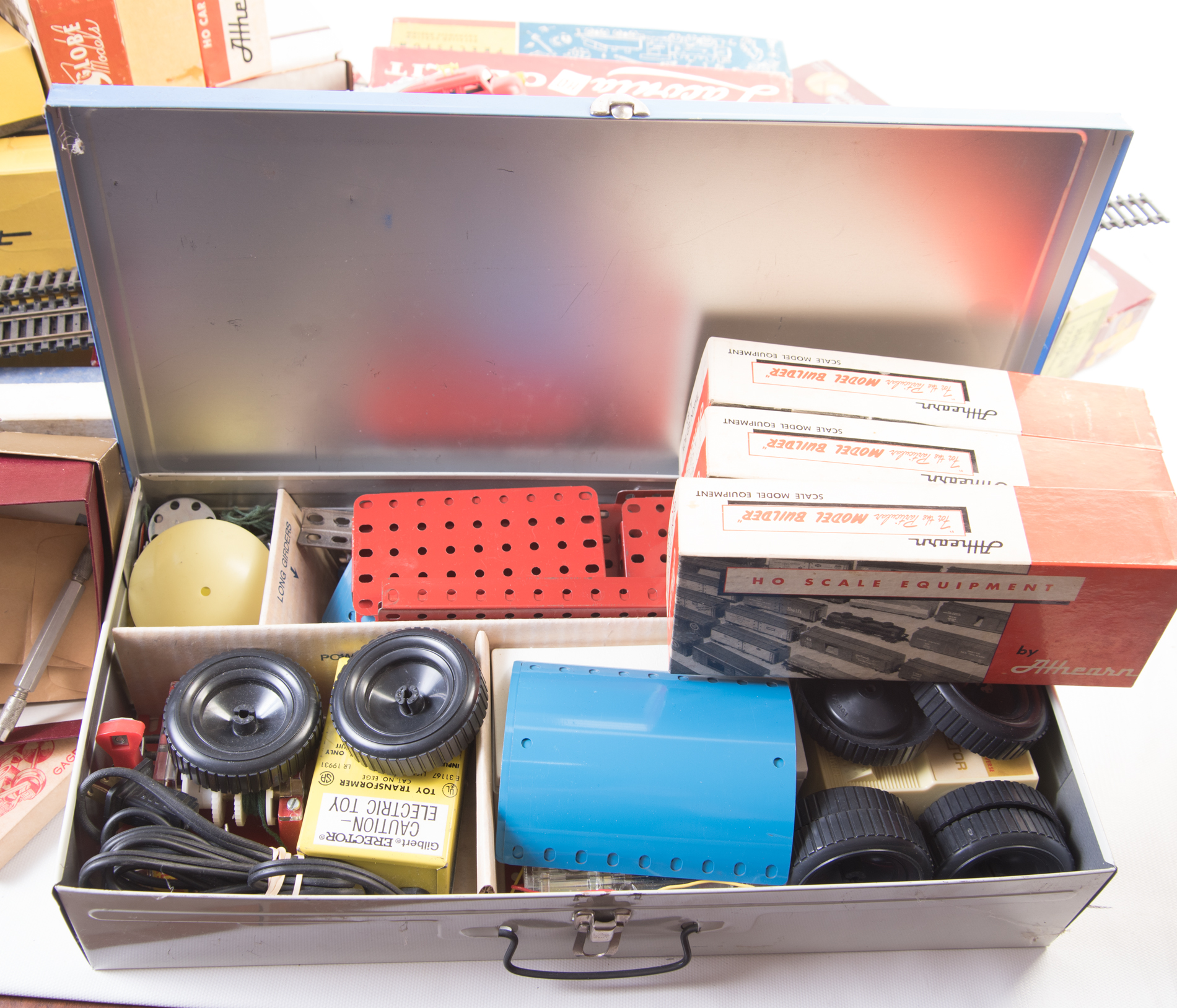 Vintage Erector Set and Train Set