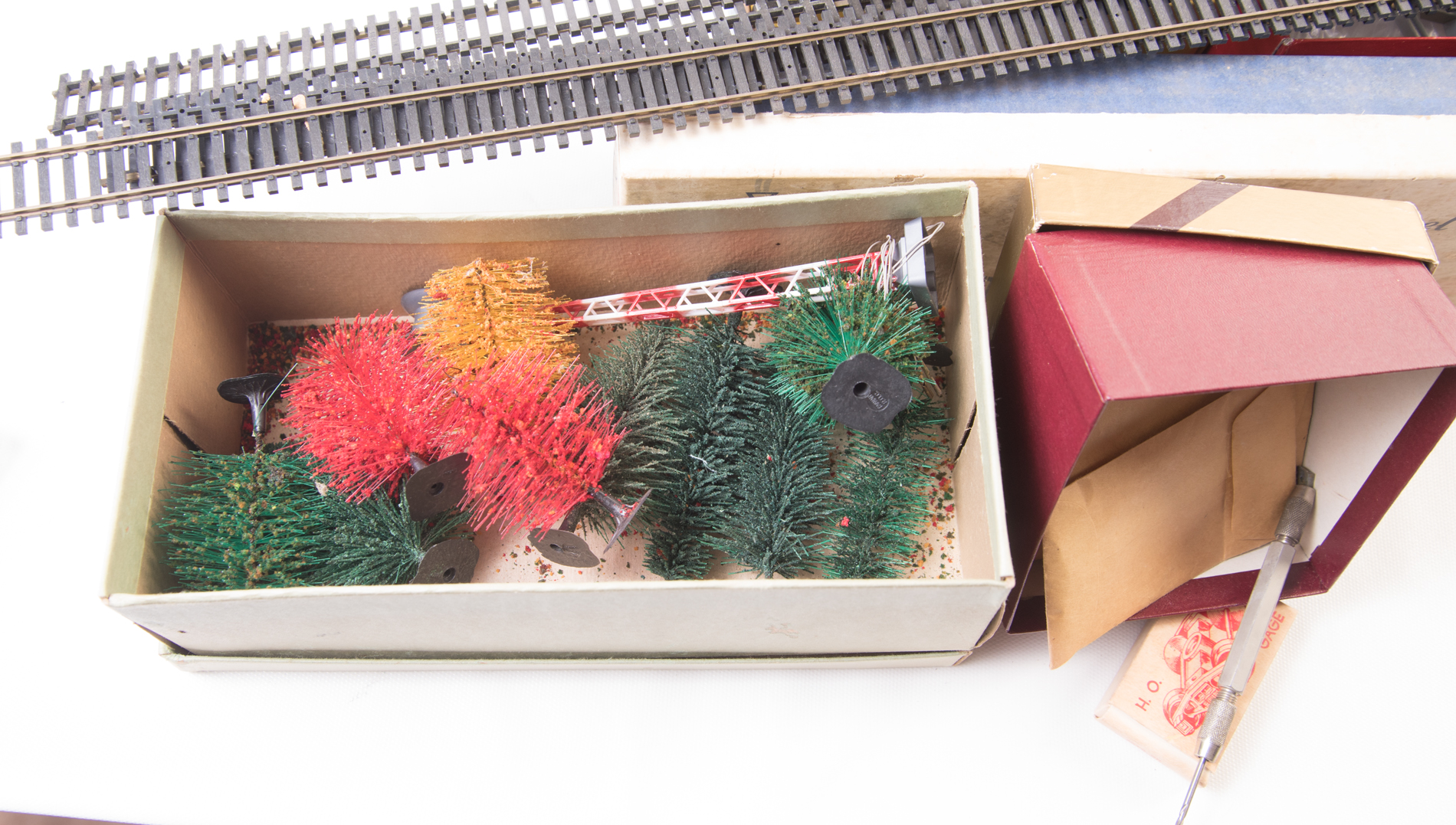 Vintage Erector Set and Train Set