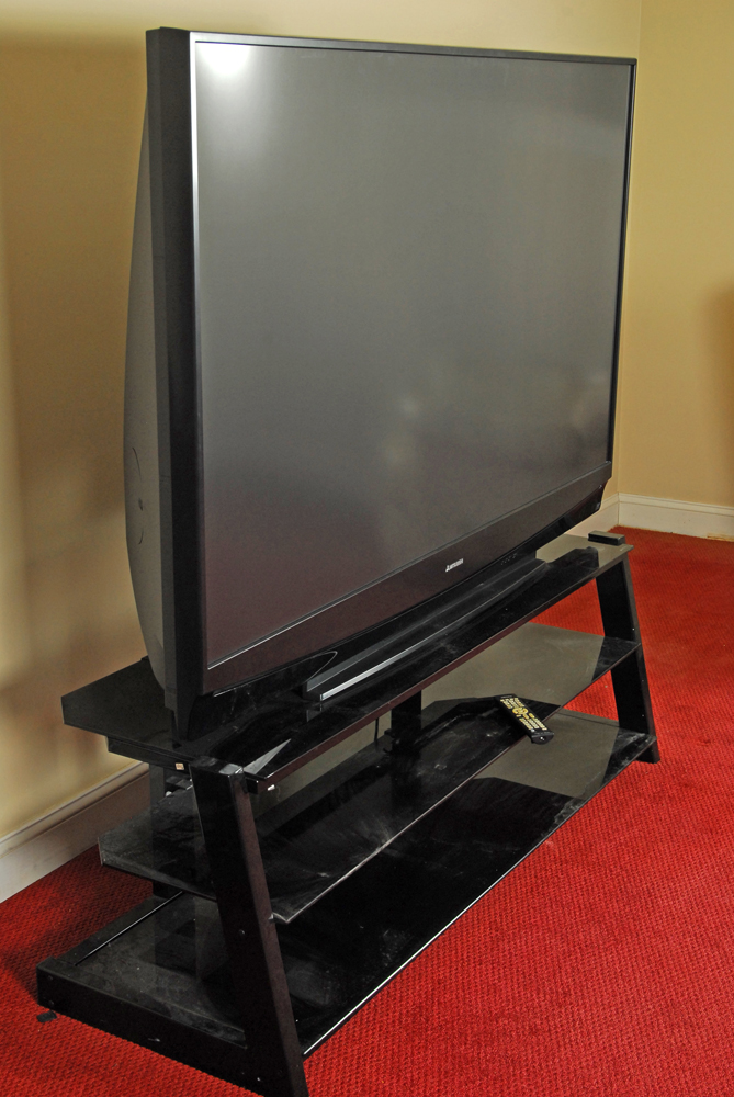 Mitsubishi 73'' Television with Stand