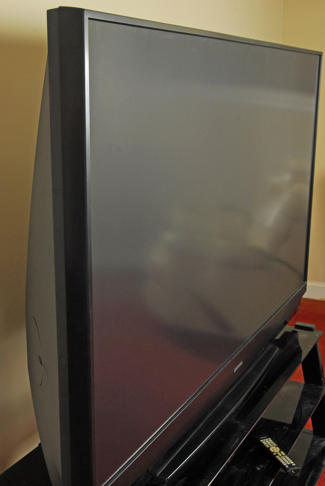 Mitsubishi 73'' Television with Stand