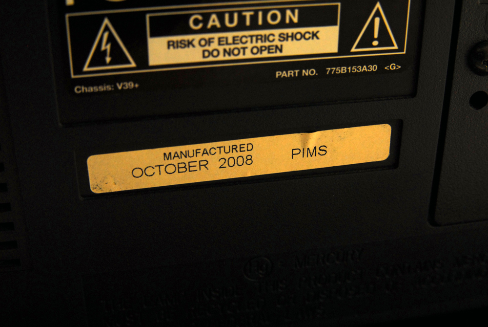 Mitsubishi 73'' Television with Stand