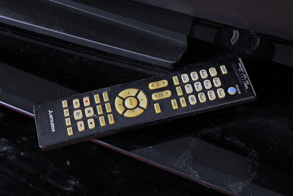 Mitsubishi 73'' Television with Stand