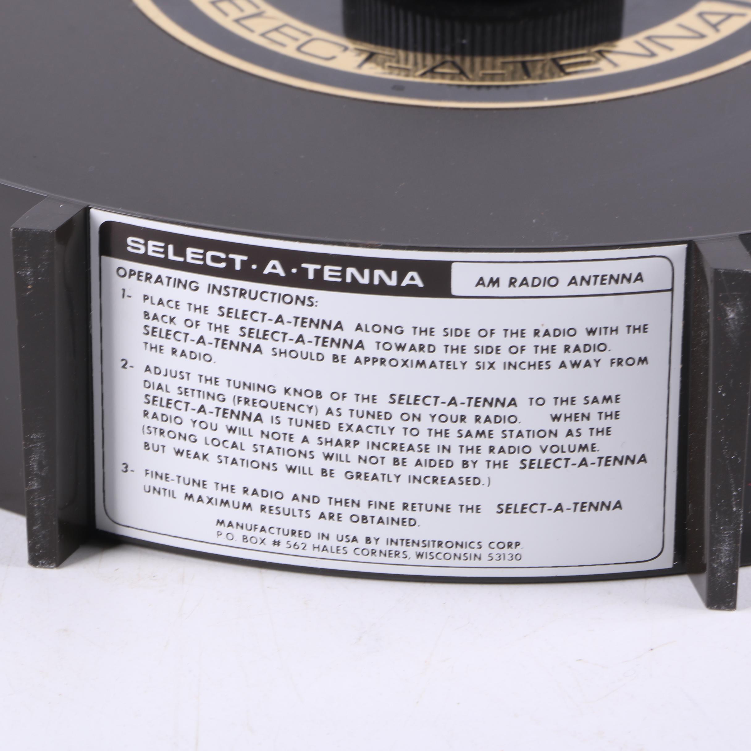 Vintage Select-A-Tenna AM Radio Antenna