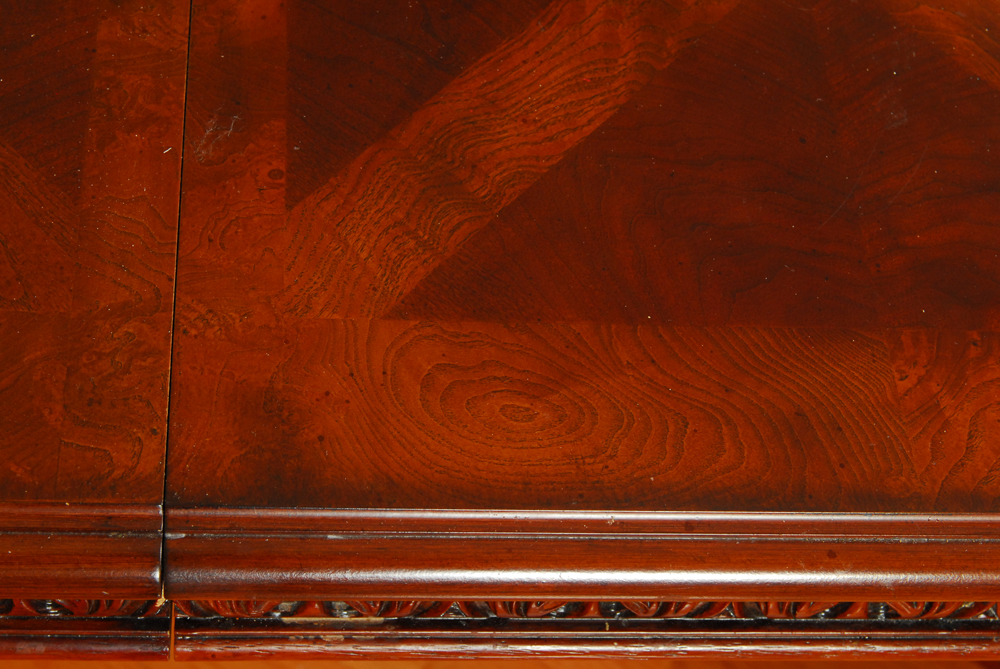Regency Style Mahogany Double Pedestal Table