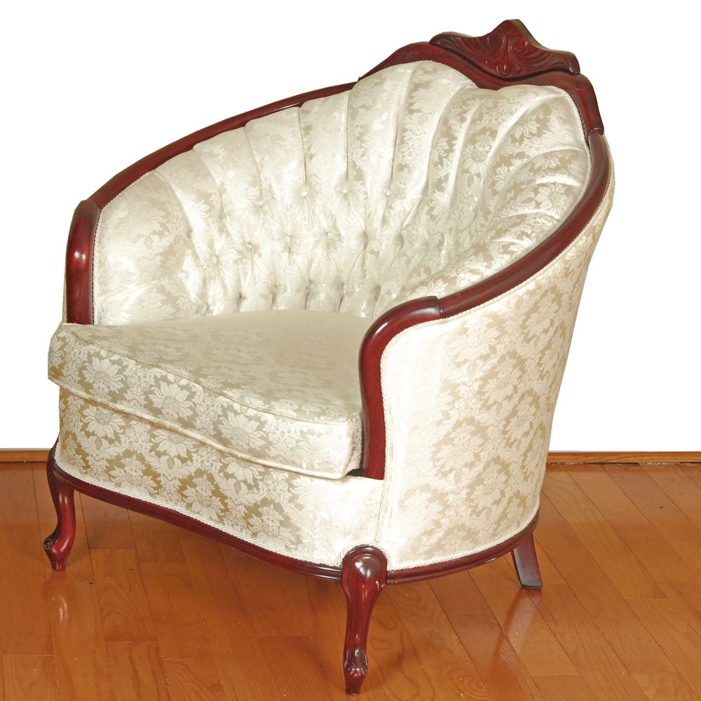 French Style Lounge Chair by Star Chesterfield