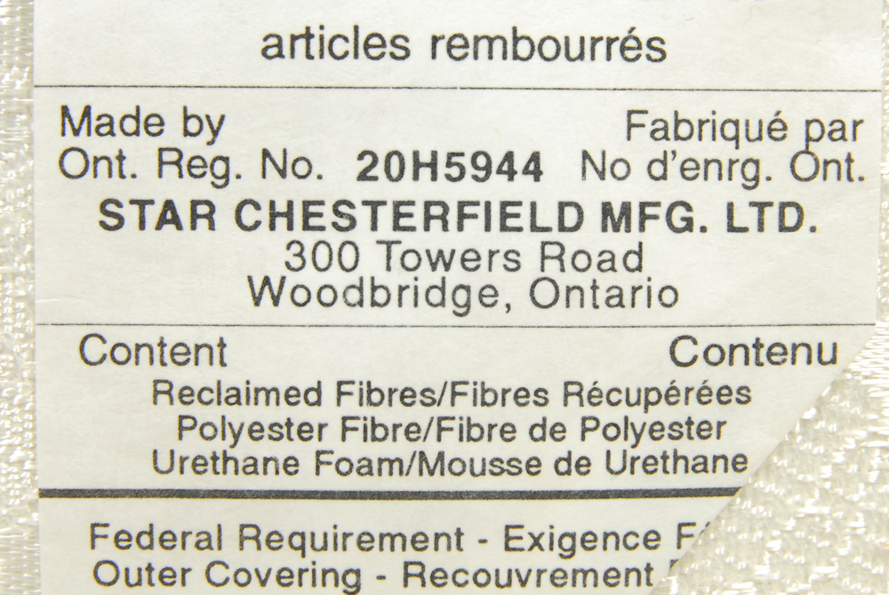 French Style Lounge Chair by Star Chesterfield