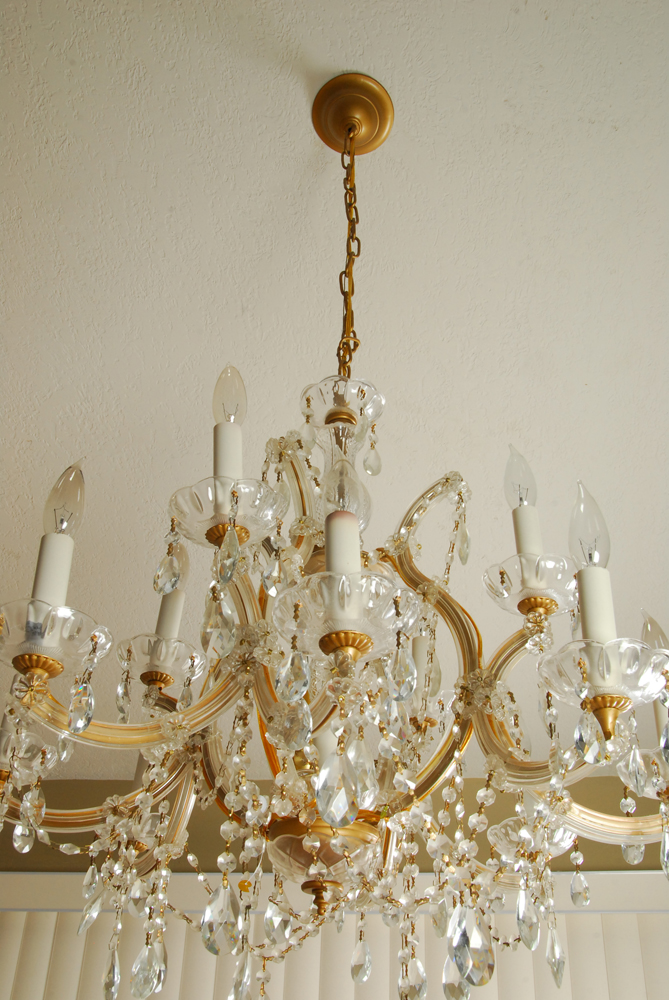 Vintage Crystal Chandelier