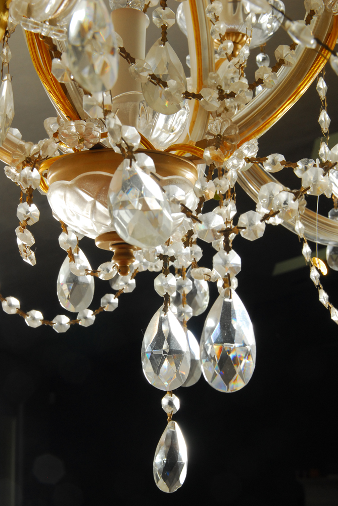 Vintage Crystal Chandelier