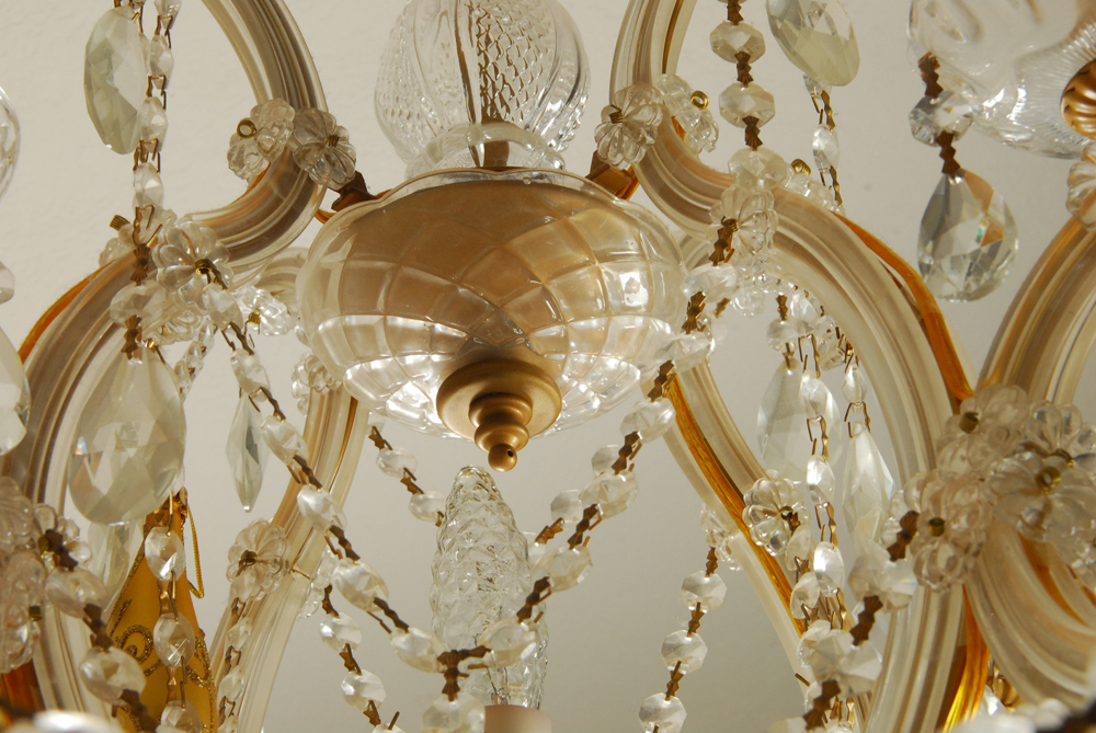 Vintage Crystal Chandelier