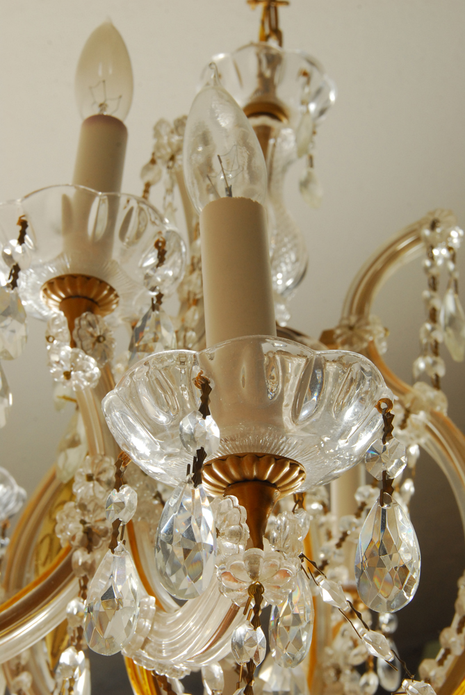 Vintage Crystal Chandelier