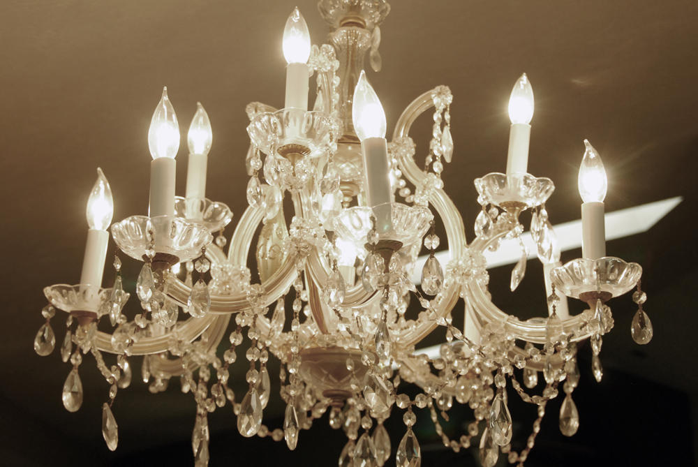 Vintage Crystal Chandelier