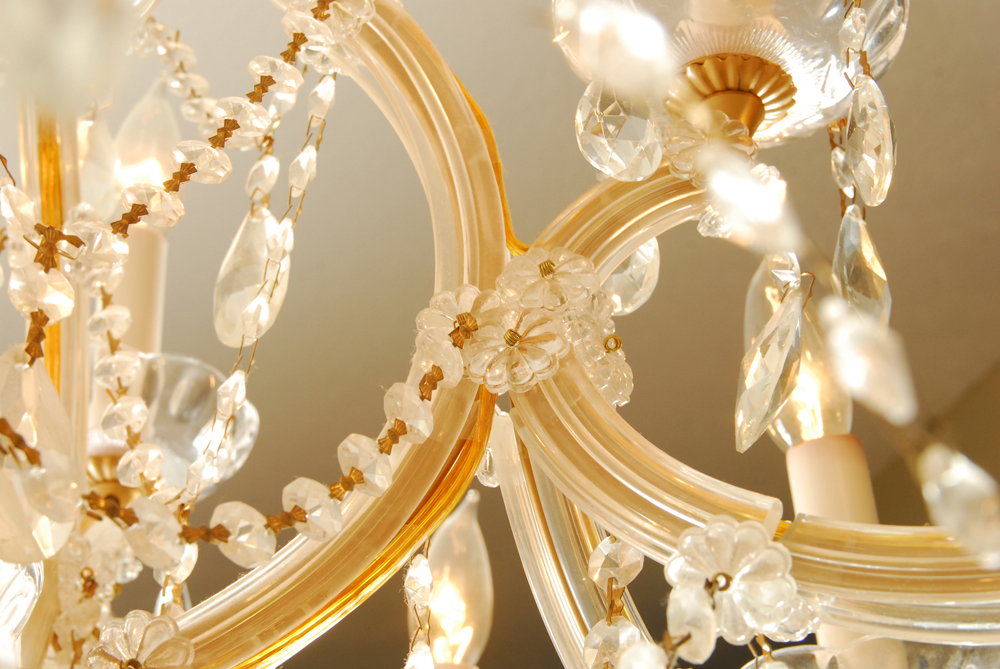 Vintage Crystal Chandelier