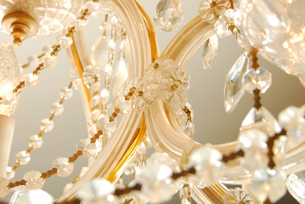 Vintage Crystal Chandelier