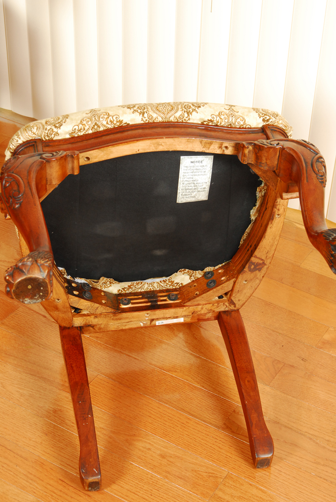 Vintage Hepplewhite Style Mahogany Dining Chairs