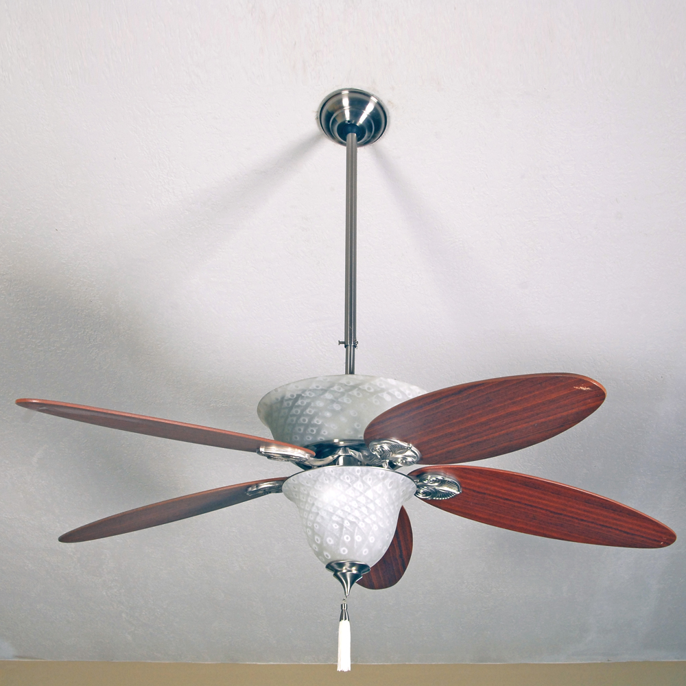 Five Blade Ceiling Fan with Lighting