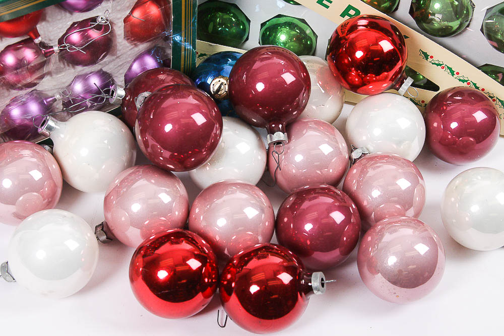 Collection of Vintage Christmas Ornaments