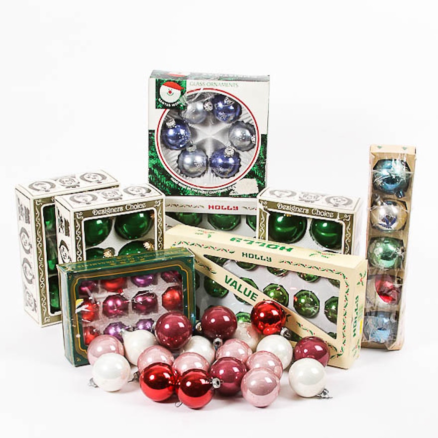 Collection of Vintage Christmas Ornaments