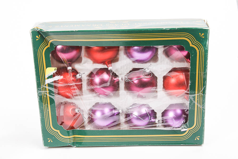 Collection of Vintage Christmas Ornaments