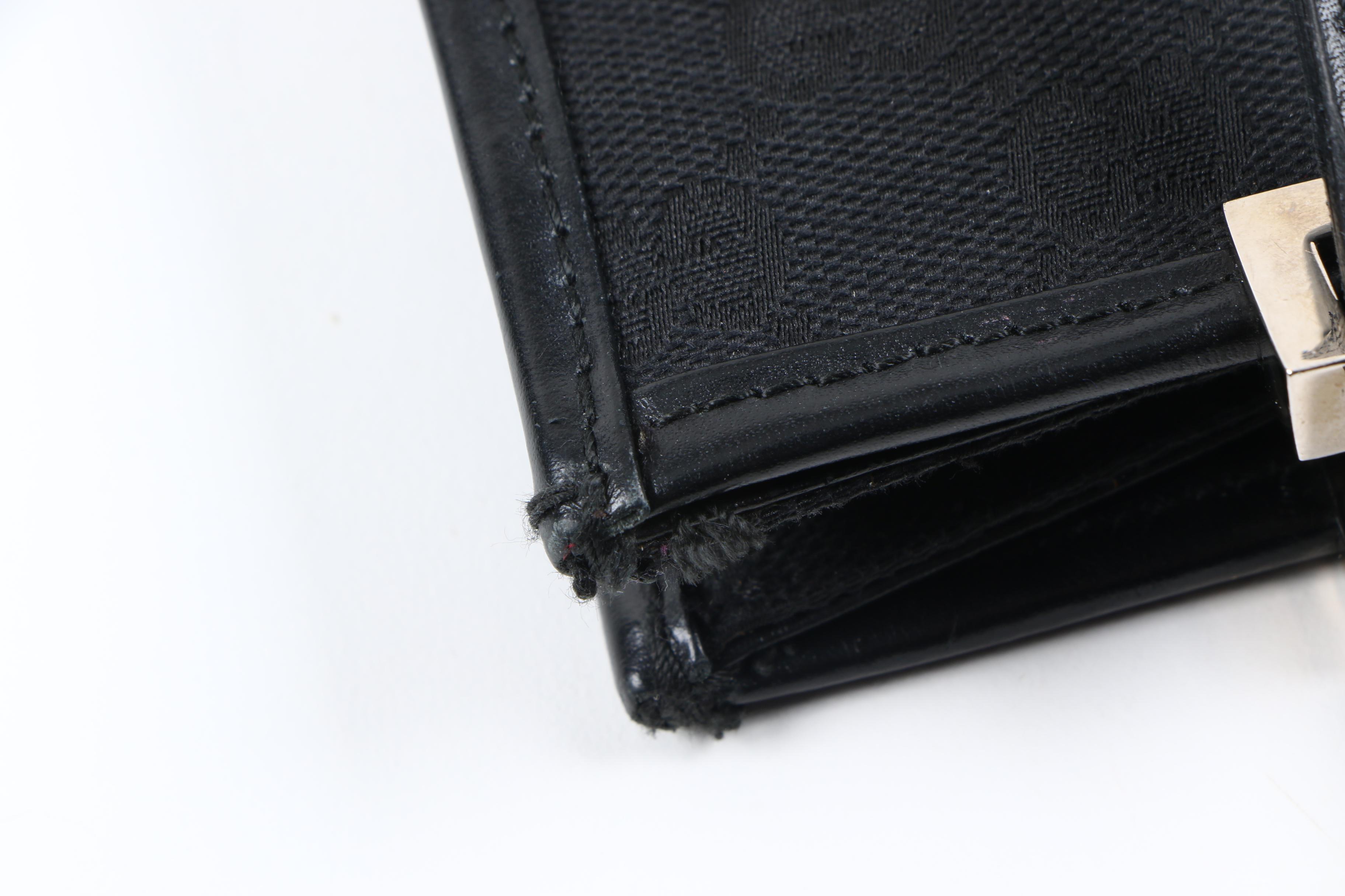 Gucci Black GG Canvas Handbag