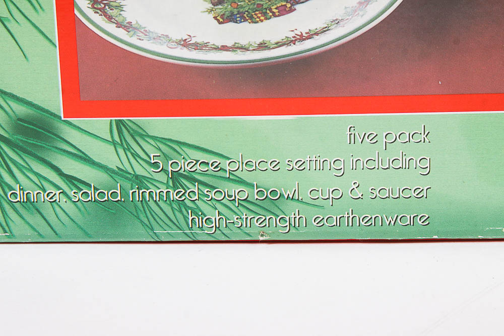 Christopher Radko "Holiday Celebrations" Place Settings