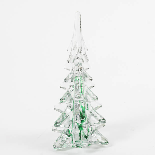 Silvestri Pressed Glass Christmas Tree Sculpture