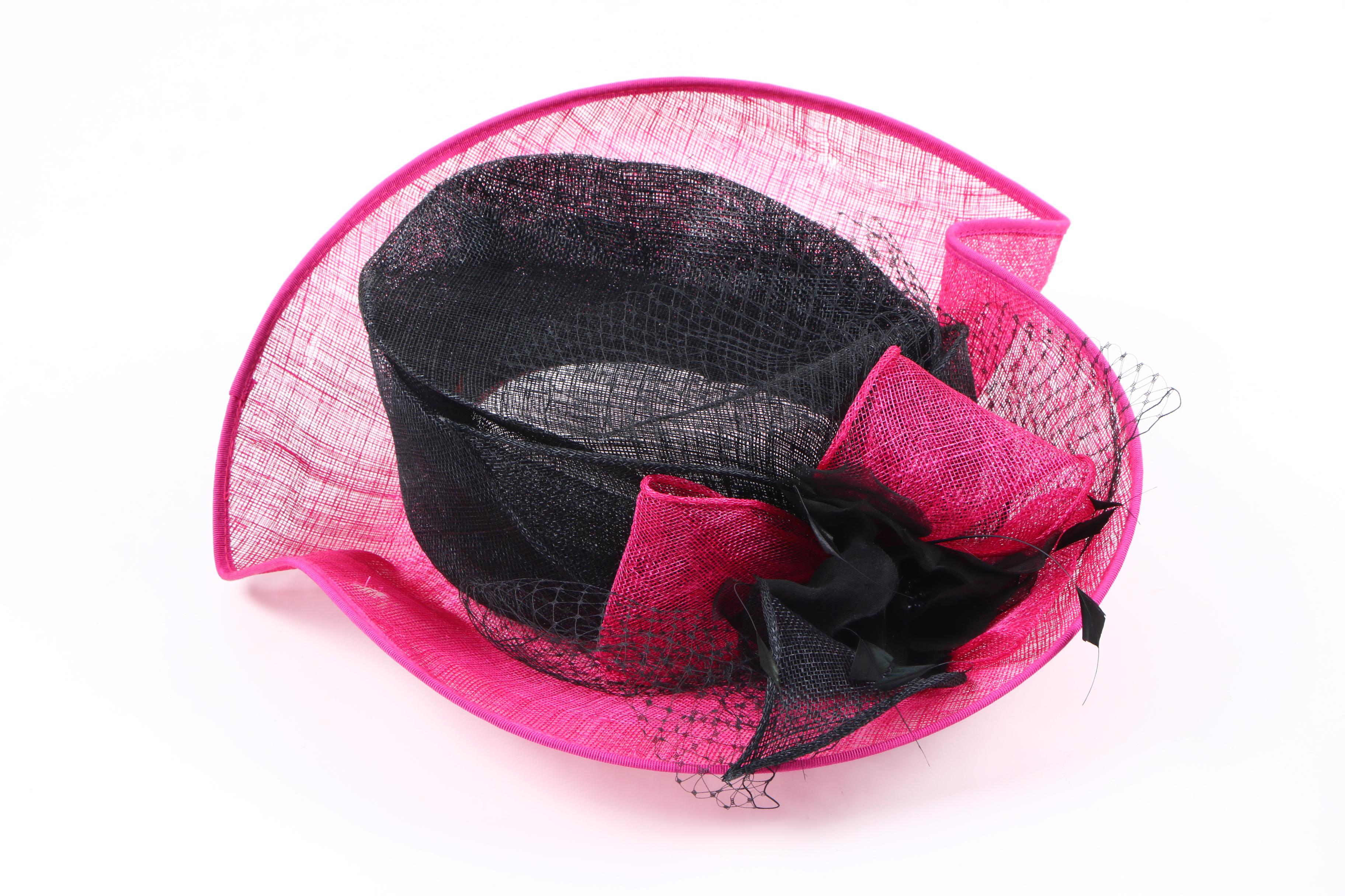 Women's Vintage Occasion Hats Including a James McQuay with Fox Fur