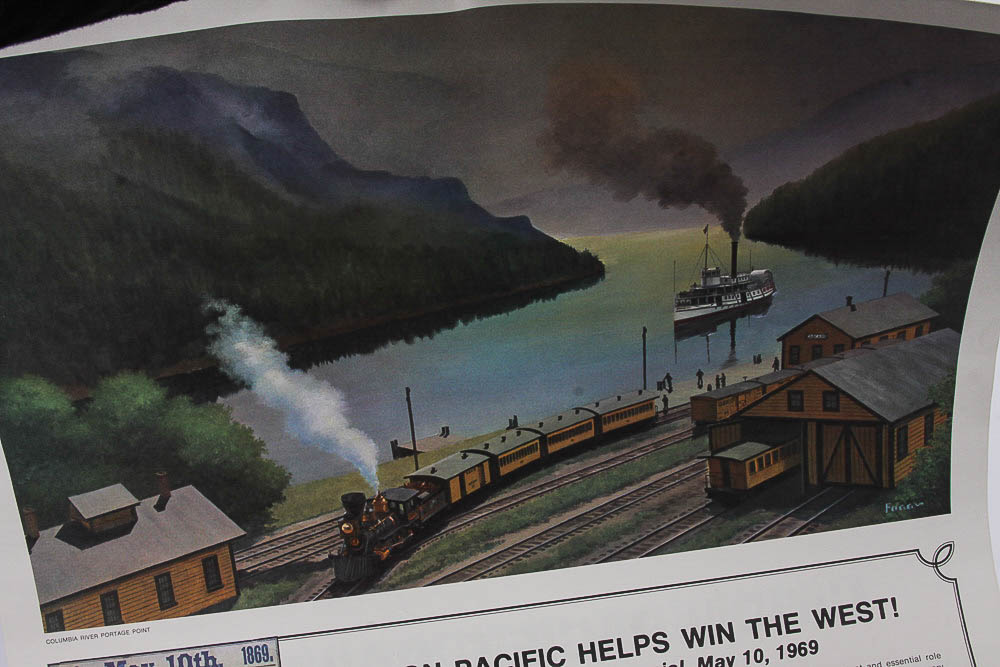 1969 Union Pacific Centennial Edition Railroad Calendar