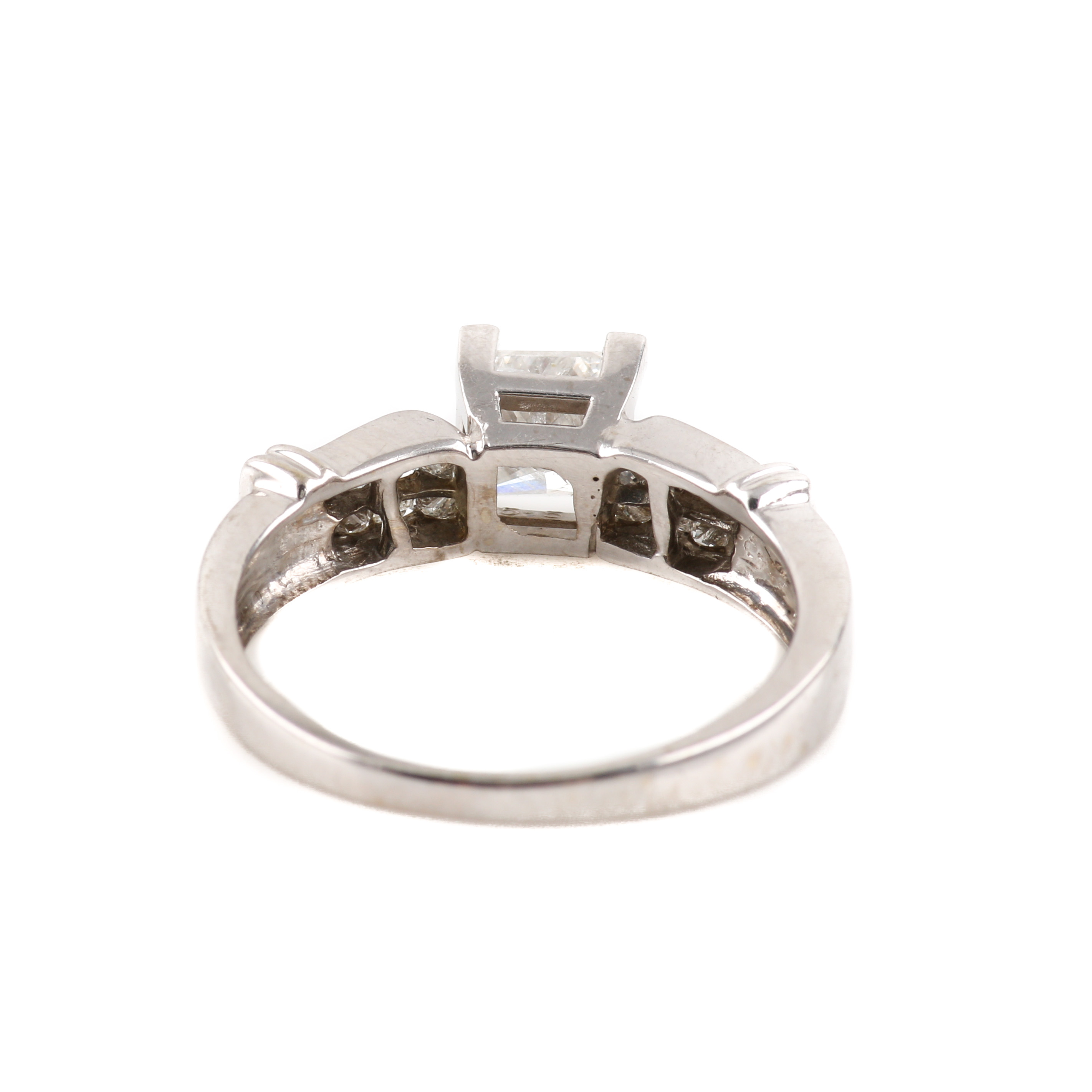 14K White Gold 1.26 CTW Diamond Ring