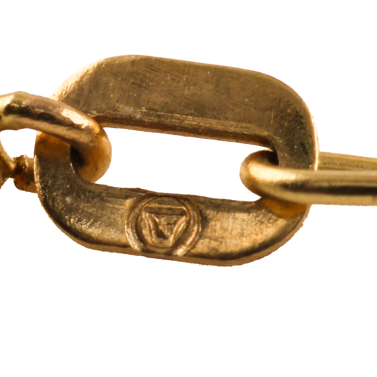 14K Yellow Gold Diamond Pendant Necklace