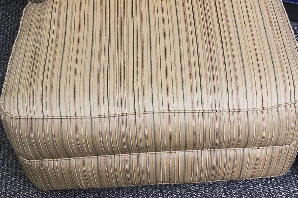 Deco Revival Custom Upholstered Lounge Chair Pair