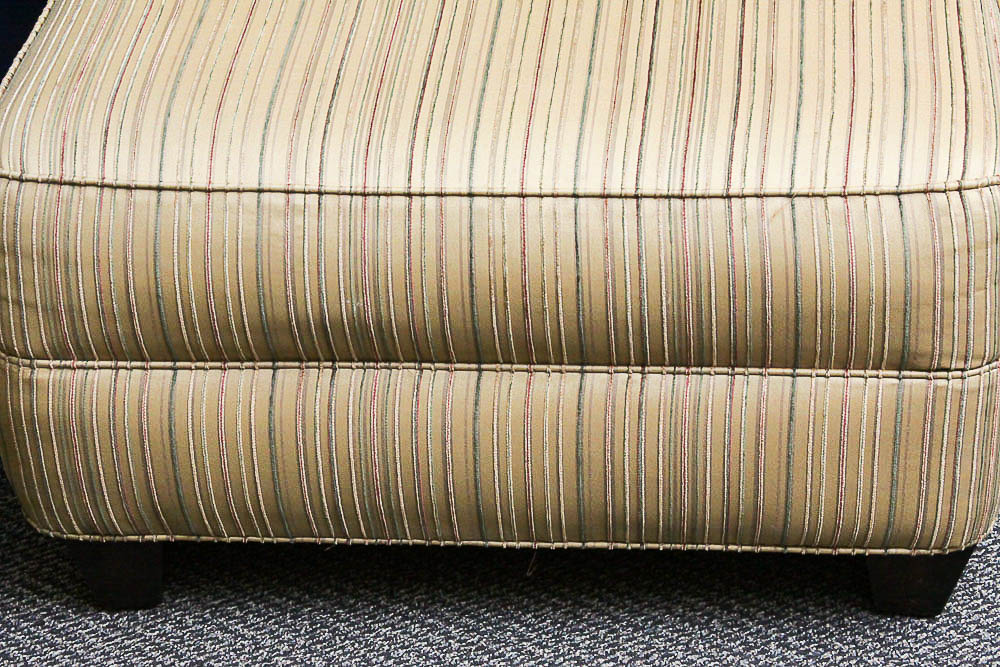 Deco Revival Custom Upholstered Lounge Chair Pair