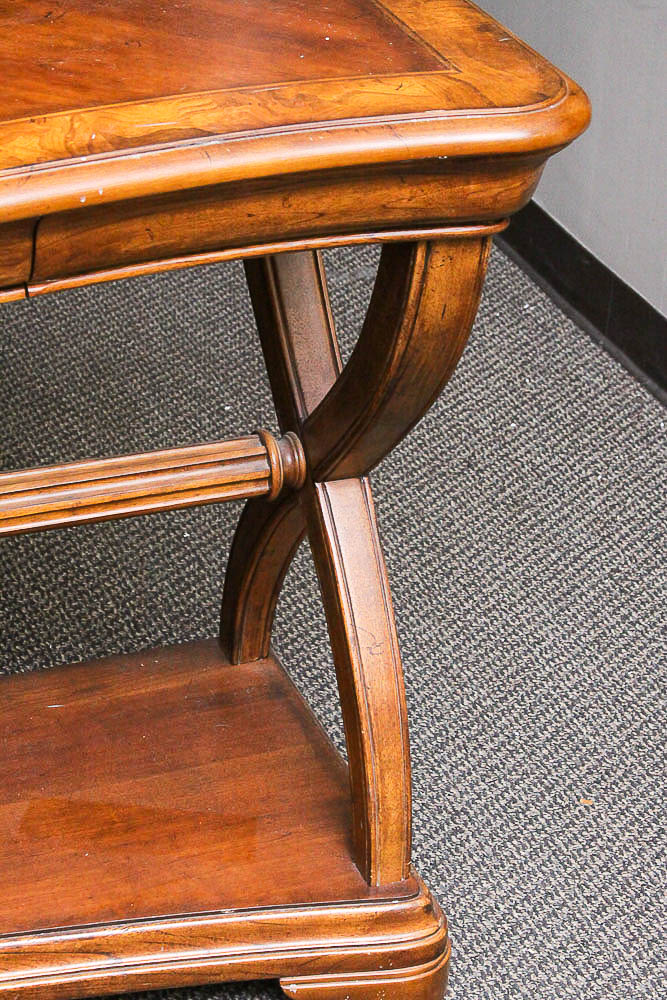 Curule-Form Console Table by Schnadig