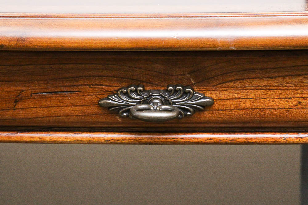 Curule-Form Console Table by Schnadig