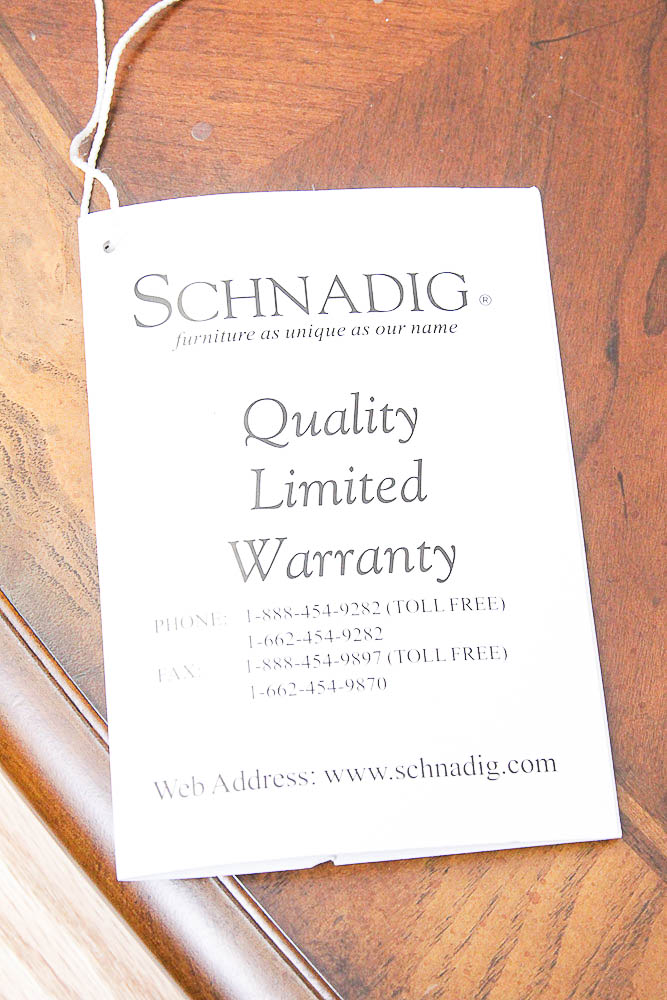 Curule-Form Console Table by Schnadig